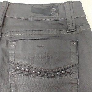 CARTISE DARK GRAY/FADED BLACK JEANS SIZE 10